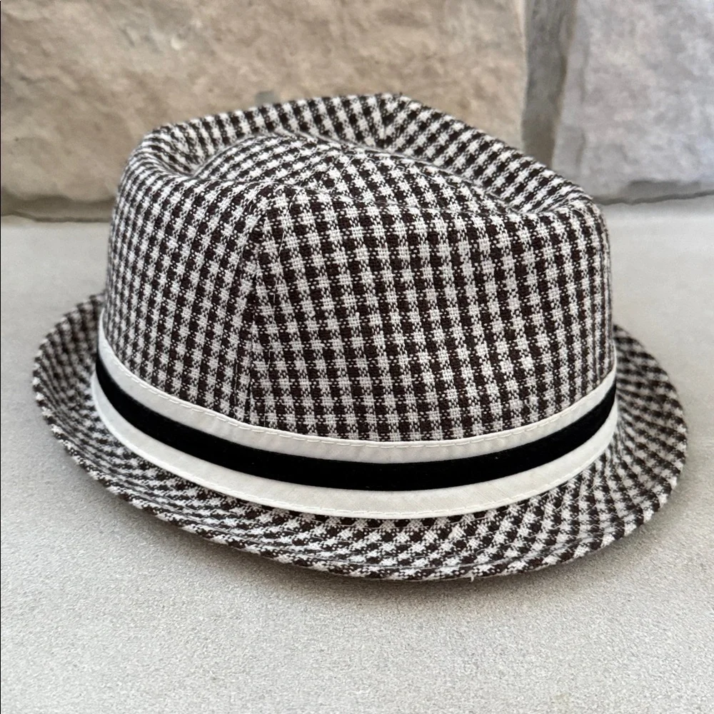 Knuckleheads Kids Houndstooth Fedora Hat Cap